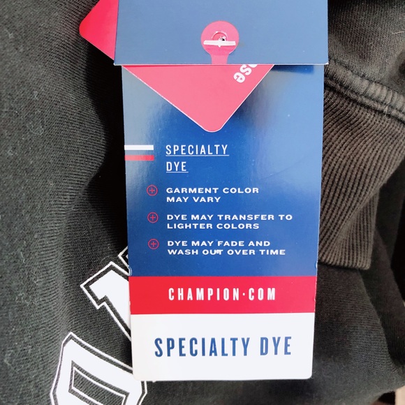 Champion crew neck sweater Medium vintage black sweatshirt - Picture 14 of 15